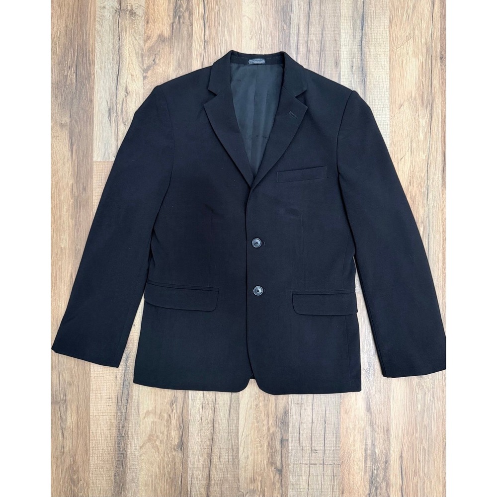 Calvin Klein Boys Black Blazer Jacket Size 14 Regular Formal Suit Coat
